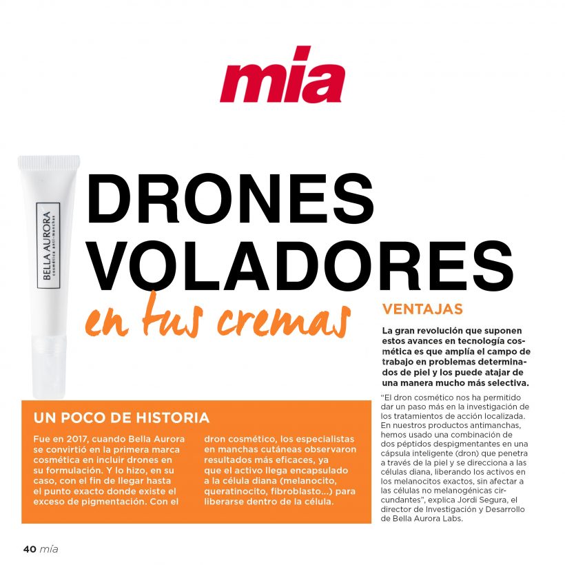 La gran revolución de los drones cosméticos